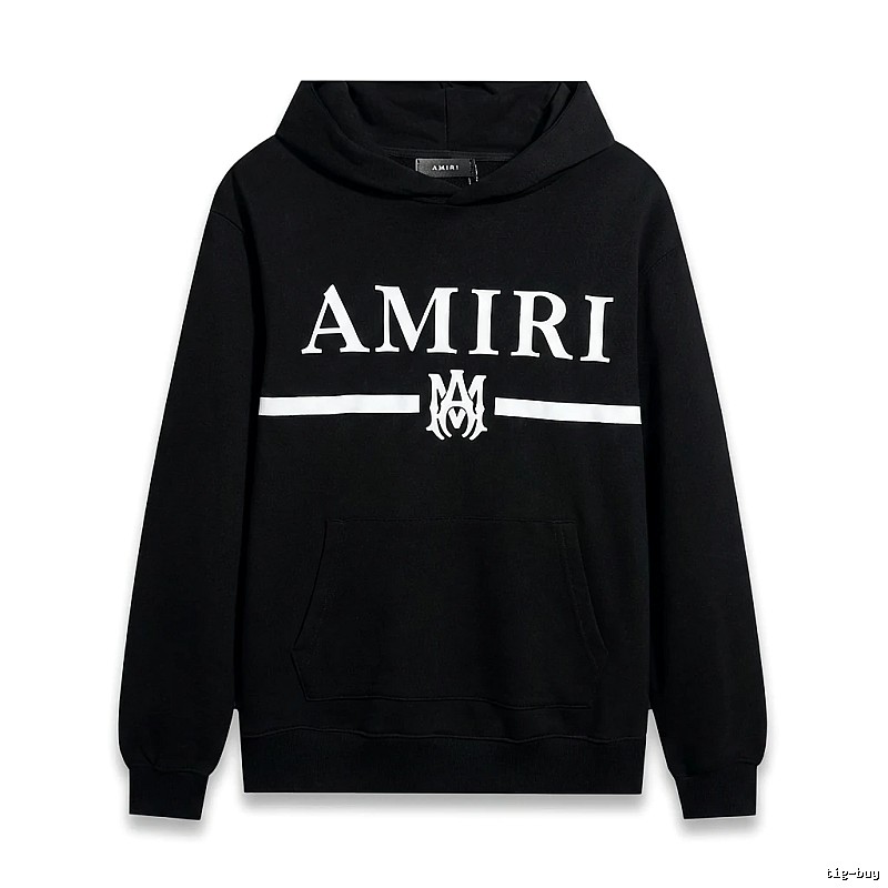 AMIRI Letter Print Black Sweatshirt
