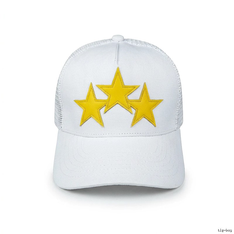 AMIRI Starry Trendy Cool Style White Hat