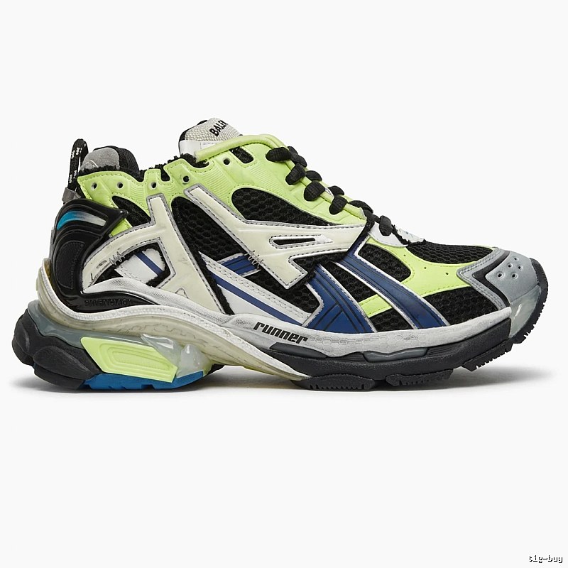 Balenciaga retro color-blocking sneakers