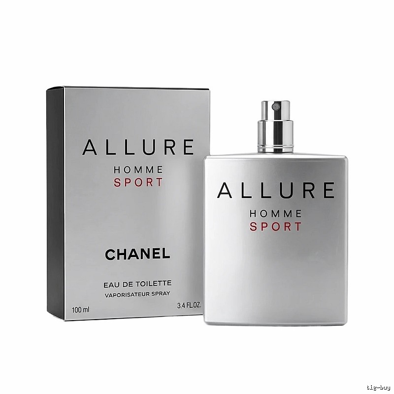 Chanel ALLURE series silver men's perfume