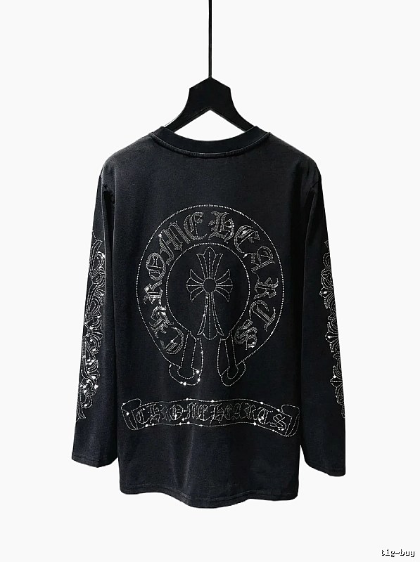 Chrome Hearts Cross Dark Style Black T-shirt