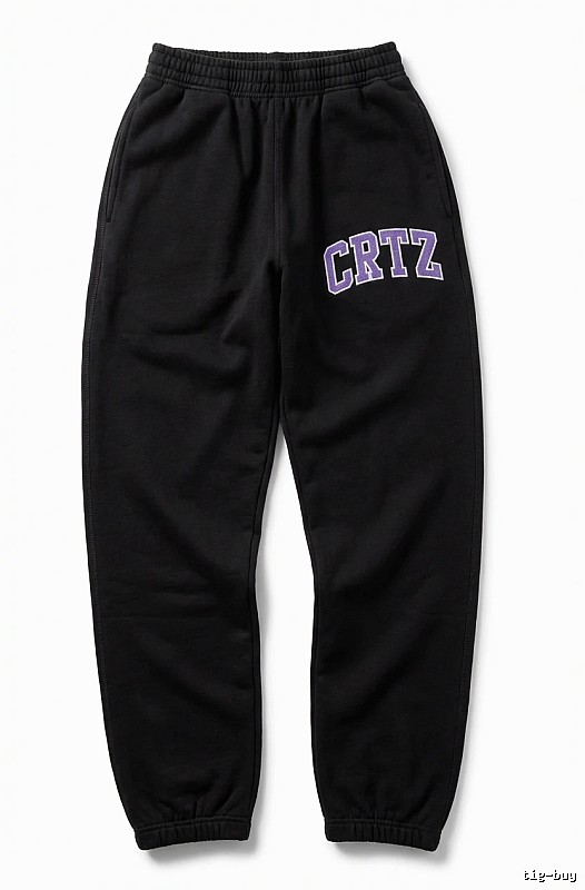 Corteiz CRTZ casual style black pants