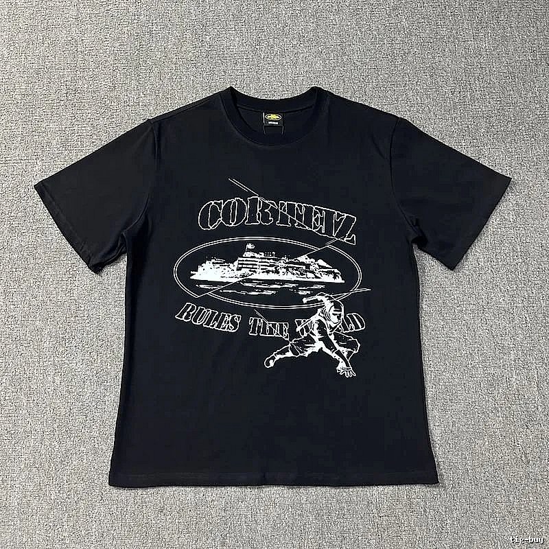 Corteiz Lightweight Logo T-shirt Black Corteiz for Trend Styling