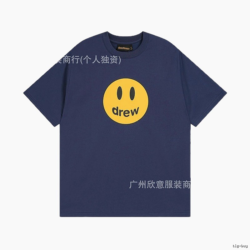 DREWHOUSE Smiley Street Style Navy Blue T-shirt