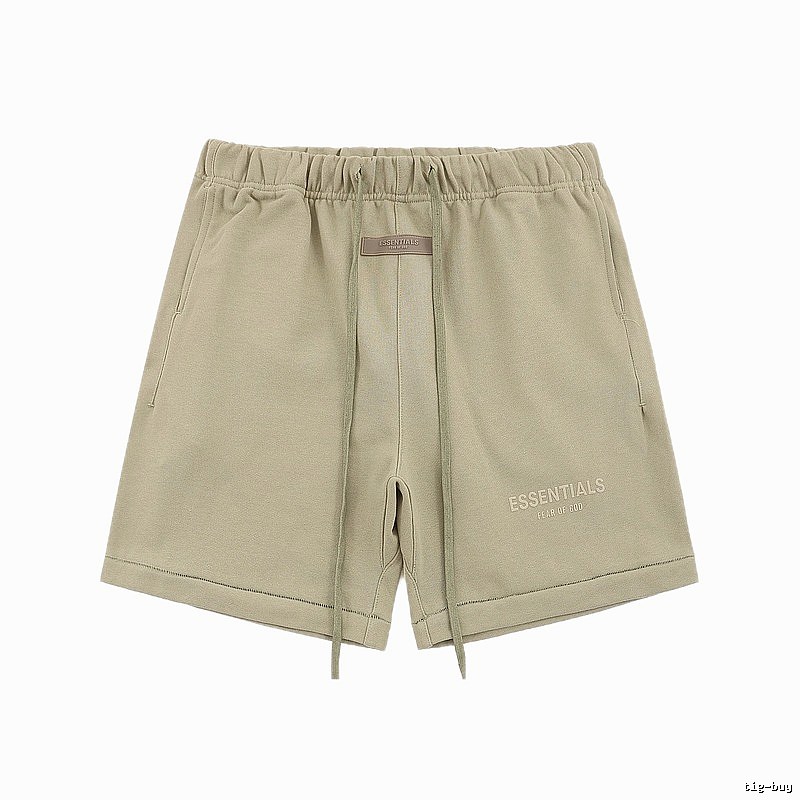 ESSENTIALS Basic Khaki Shorts