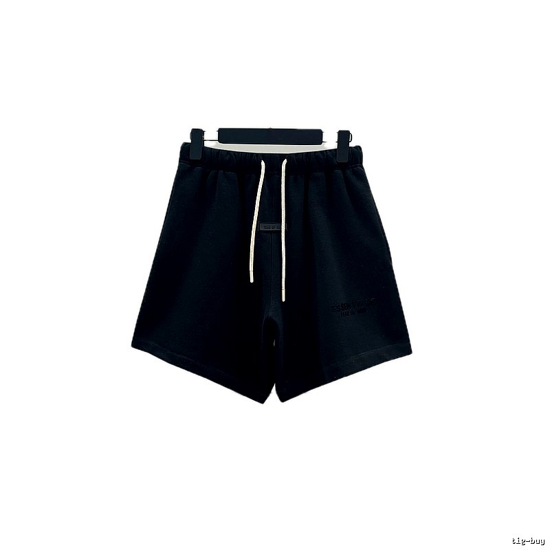 ESSENTIALS Minimalist Style Black Shorts