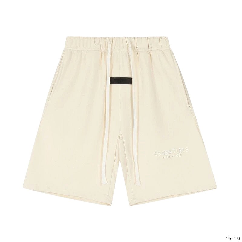 ESSENTIALS minimalist style off-white shorts