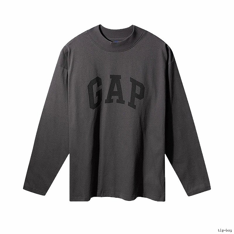 GAP Kanye Co-branded Dark Grey T-shirt