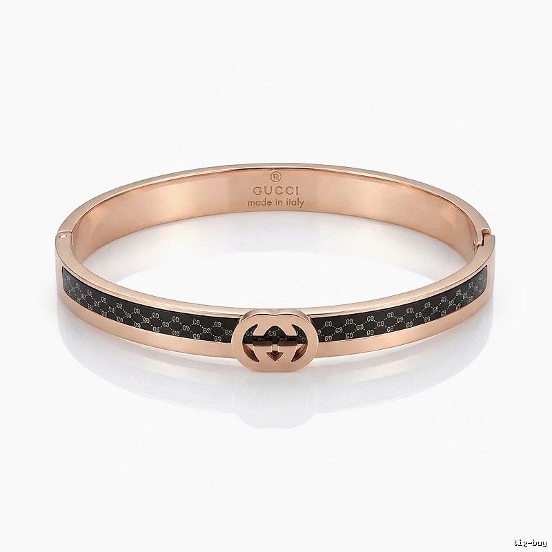 Gucci Double G Vintage Rose Gold Bracelet