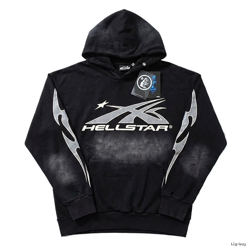 Hellstar Dark Style Black Hoodie