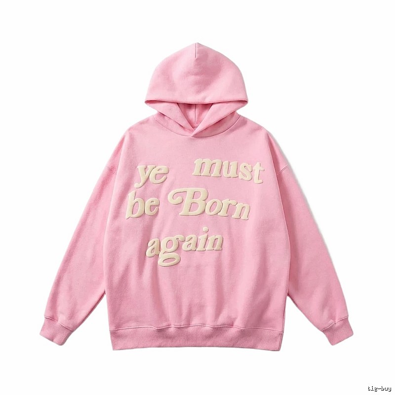 Kanye's Rebirth Series Pink Trendy Hoodie