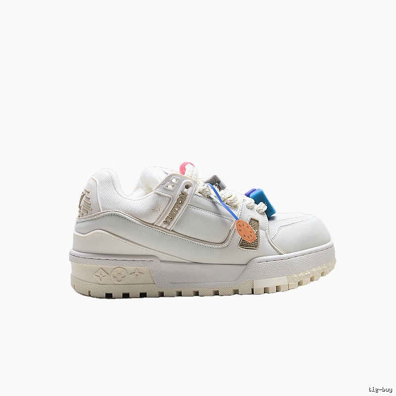 Louis Vuitton LV Trainer casual white shoes
