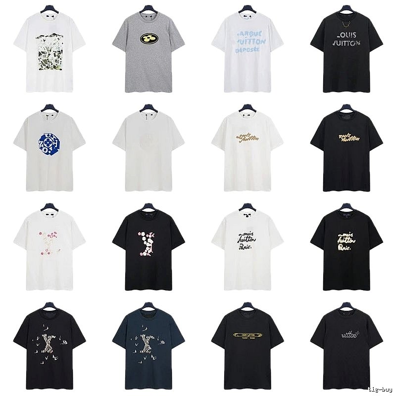Louis Vuitton Printed Trendy Multi-color Short-sleeve T-shirt