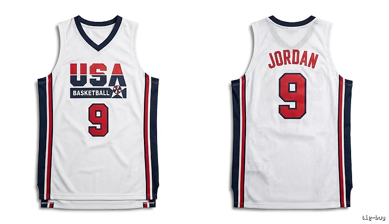 Michael Jordan retro-style white jersey