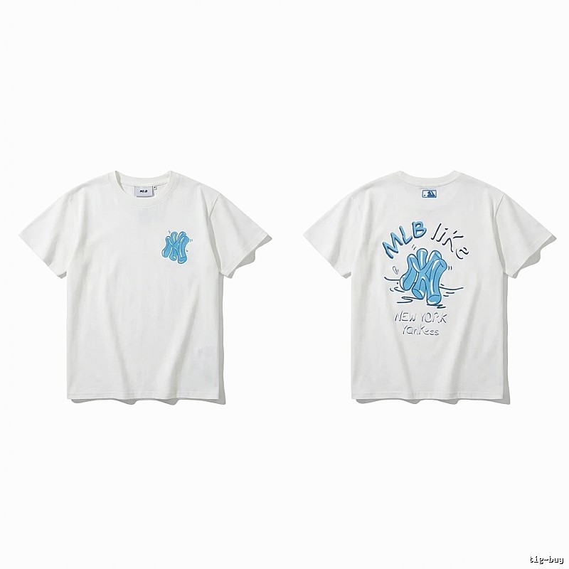 MLB New York Graffiti Style White T-shirt