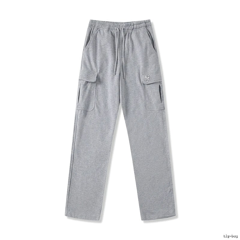 MLB utility-style grey long trousers