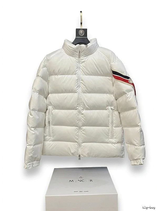 Moncler Fashion White Down Jacket