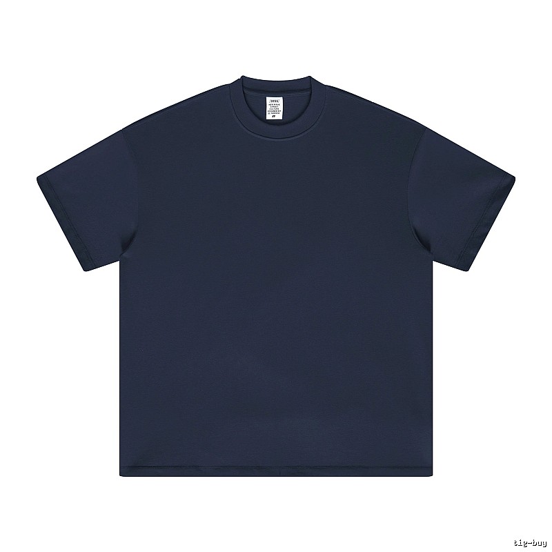 Monogram Plain white T-shirt Minimal White Short for Layered Styling