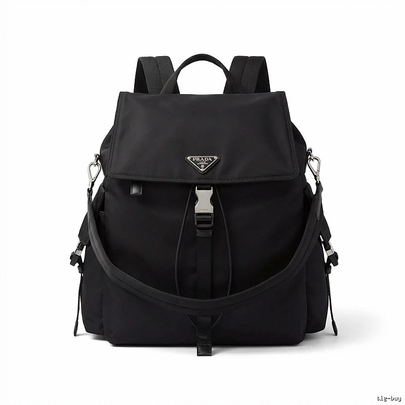 Prada classic black backpack