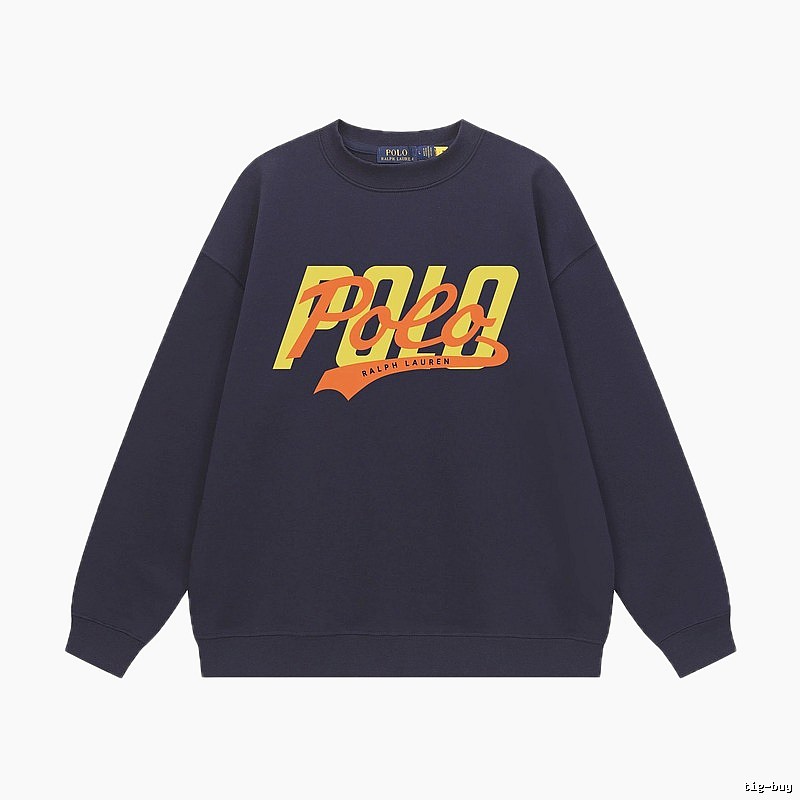 Ralph Lauren Polo Series Fashion Navy Blue Sweatshirt
