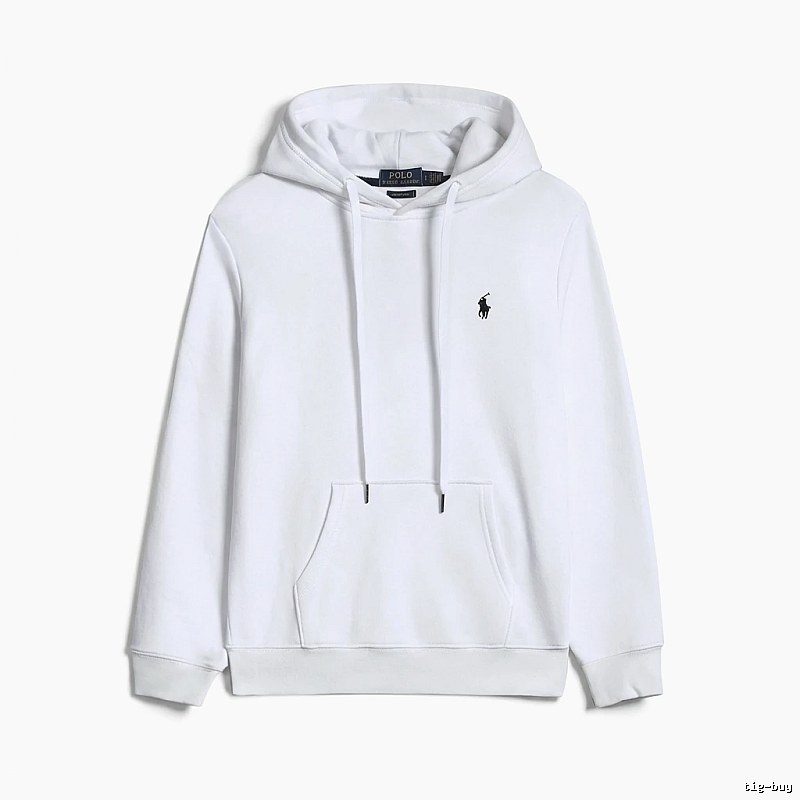 Ralph Lauren Polo white hooded sweatshirt