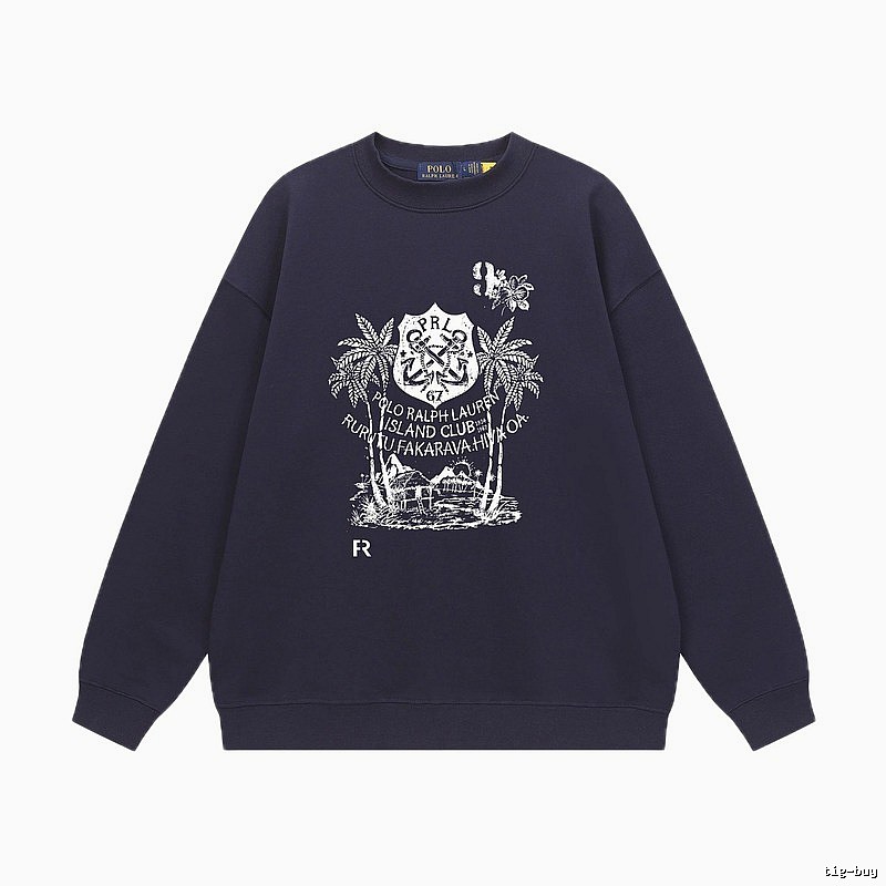 Ralph Lauren Printed Casual Style Sweatshirt