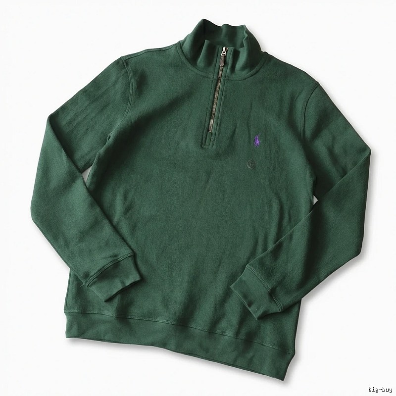 Ralph Lauren retro style dark green sweatshirt