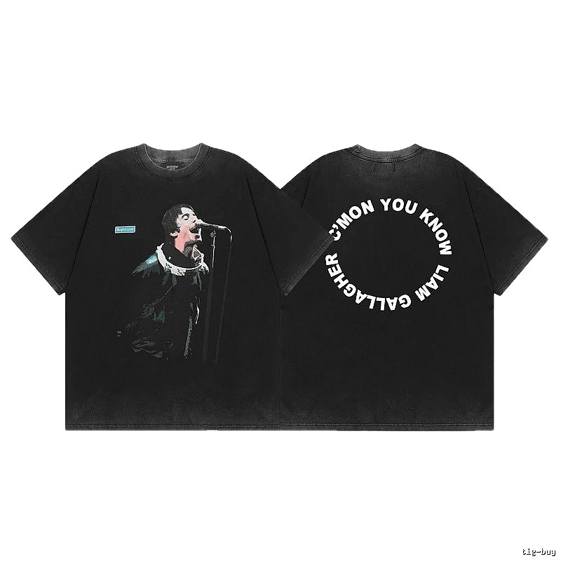 Represent Character Print Vintage Black T-Shirt