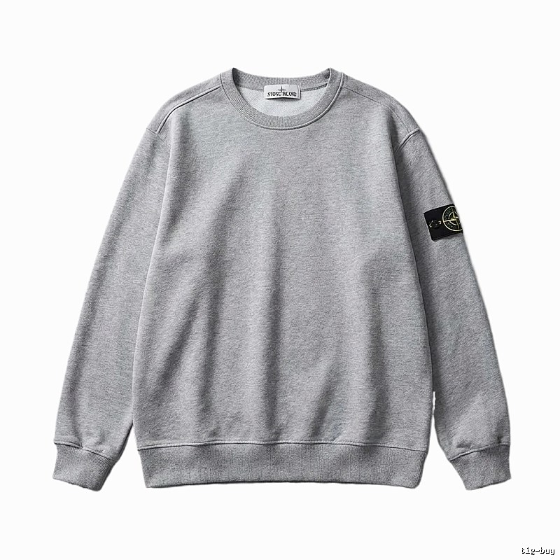 Stone Island basic grey sweatshirt