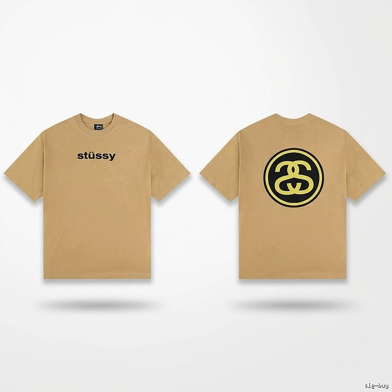 Stussy classic khaki short-sleeve