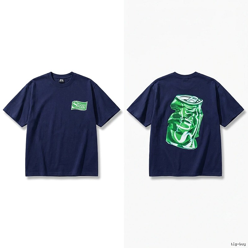 Stussy Cola Print Short-Sleeve T-Shirt