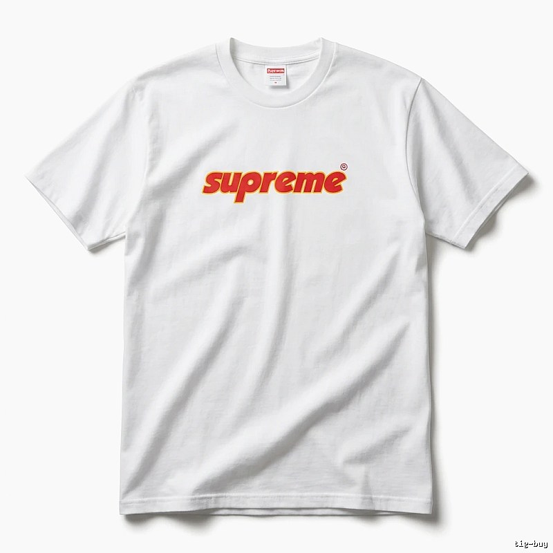 Supreme basic simple white T-shirt