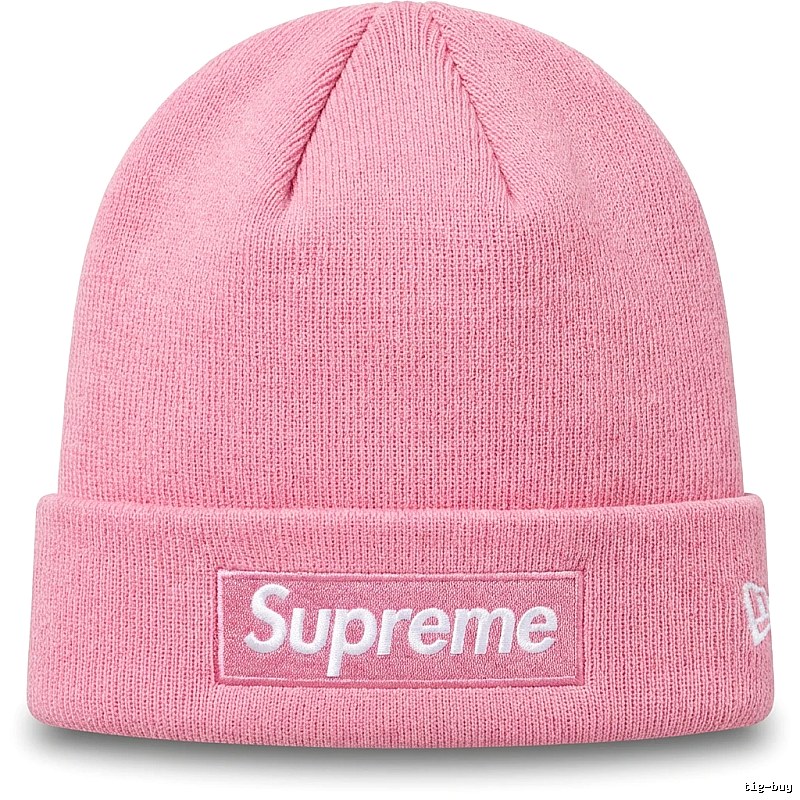 Supreme basic style pink cold hat