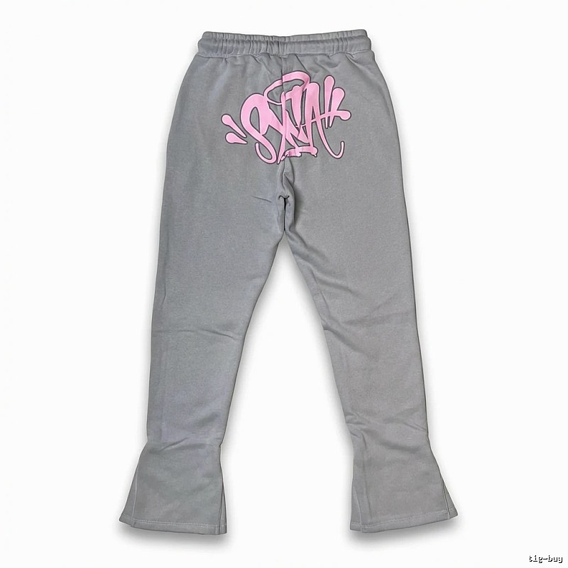 SynaWorld Graffiti Style Grey Sweatpants