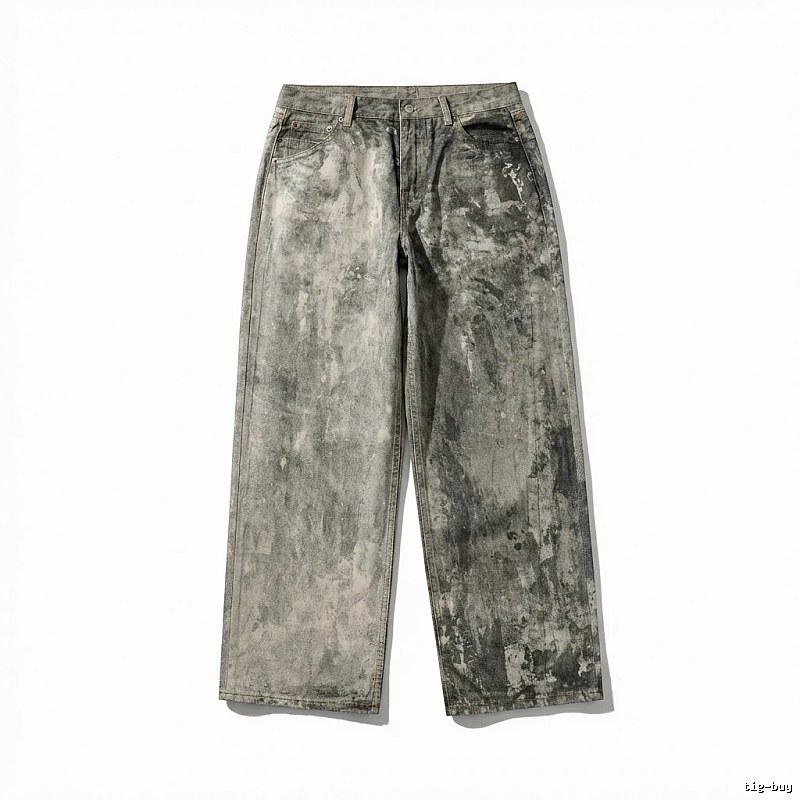 Acne Studios distressed grey jeans
