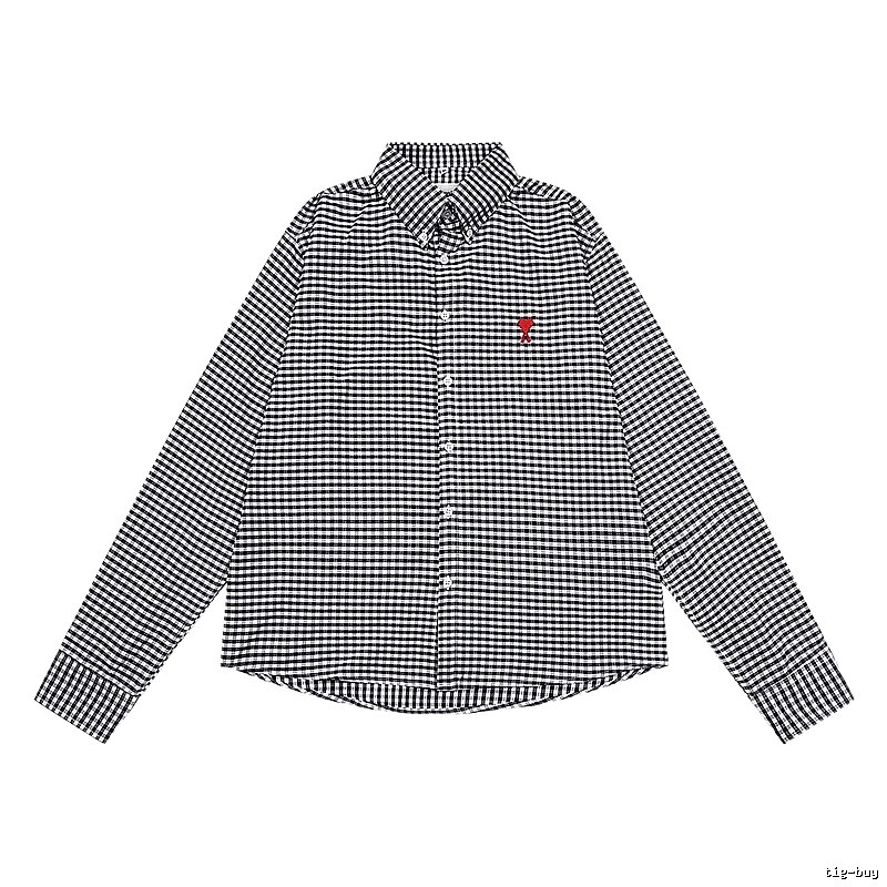 AMI Checkered Retro Style Shirt