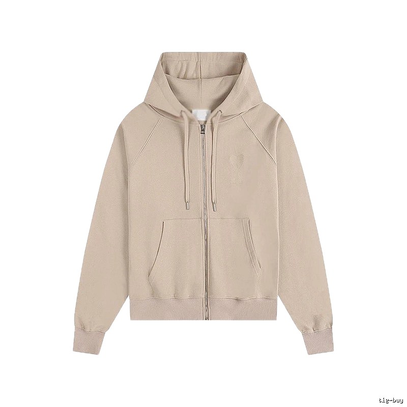 AMI Extremely Complex Style Beige Hoodie