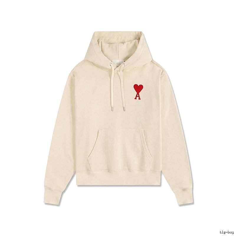 AMI Love Pattern Beige Sweatshirt