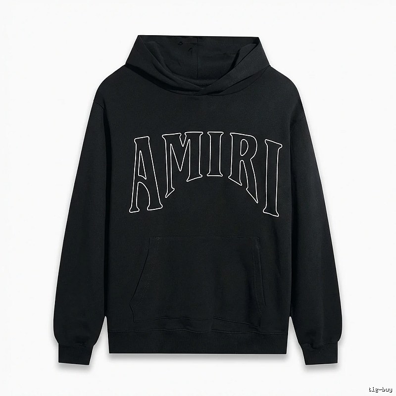 AMIRI Alphabet Style Black Sweatshirt