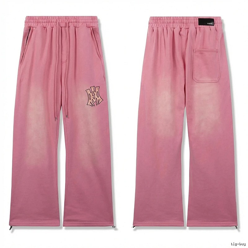 AMIRI casual style pink long trousers