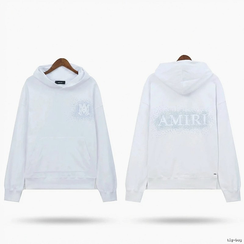 AMIRI Hot Drill Trend Brand White Sweatshirt