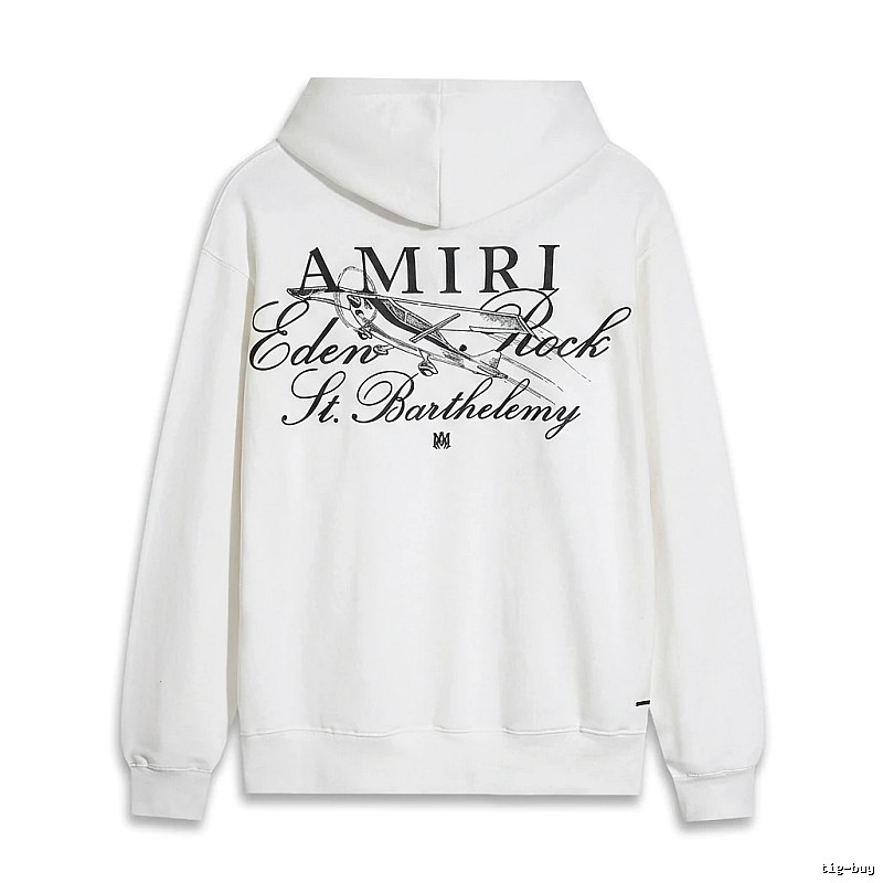 AMIRI Printed Casual White Sweatshirt