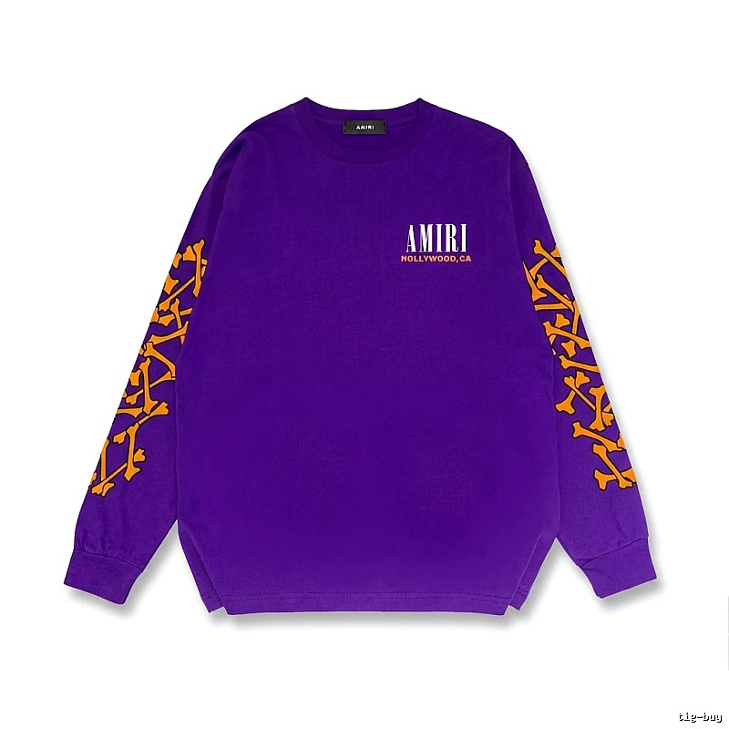 AMIRI purple sweatshirt with skull print