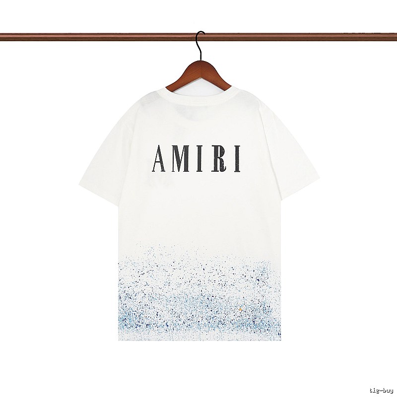 Amiri Relaxed Graphic T-shirt White Blue Amiri with Designer-Inspired Detail