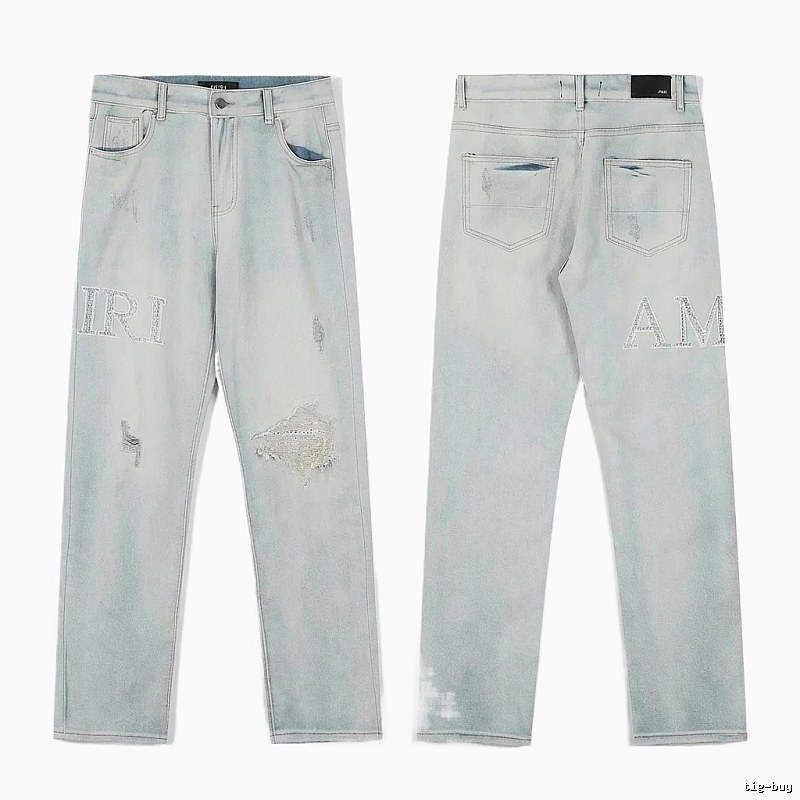 AMIRI Ripped Trendy and Cool Style Jeans