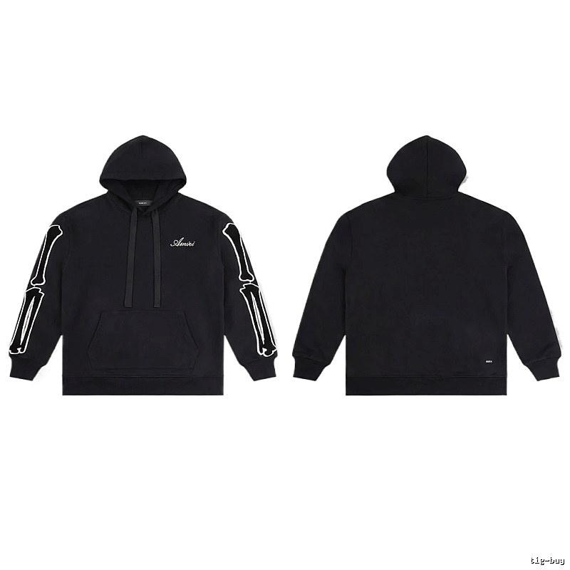 AMIRI Skull Style Black Hoodie