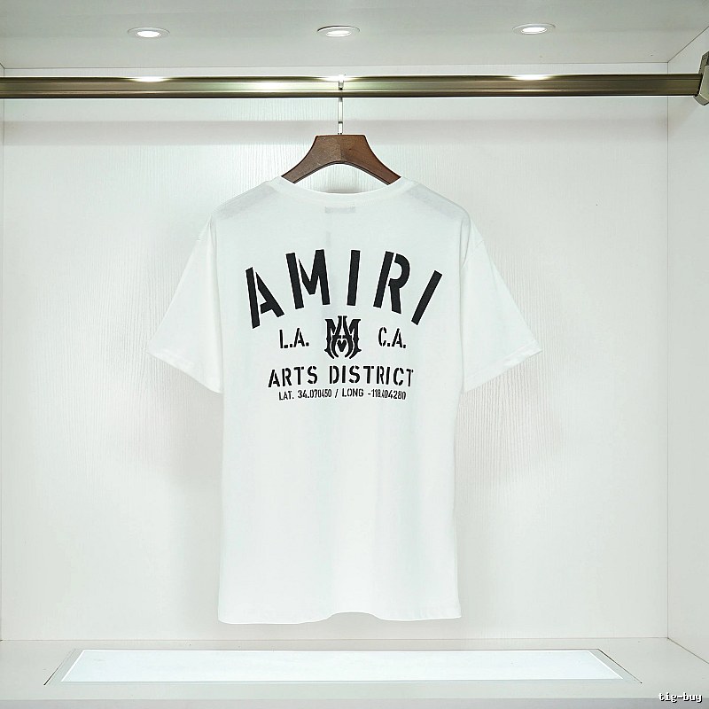 Amiri Sport Graphic T-shirt White Blue Amiri for Collection Drops
