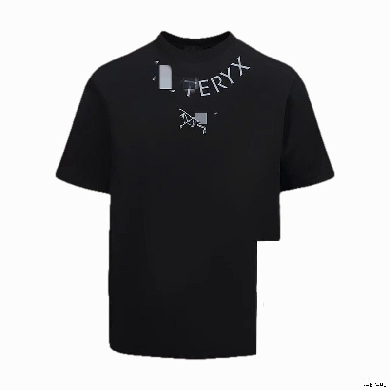 Arc'teryx Printed Functional Style Black Short Sleeve T-shirt