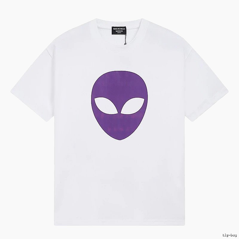 Balenciaga Alien Print White T-shirt