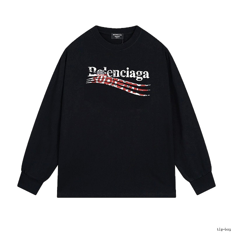Balenciaga graffiti-style black T-shirt